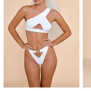 ALT White Moss Top/Cindy Bottoms NWOT